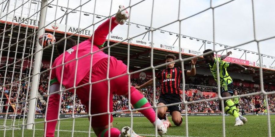 Hasil Liga Inggris - Bukayo Saka Telat Keluar, Arsenal Gilas Bournemouth