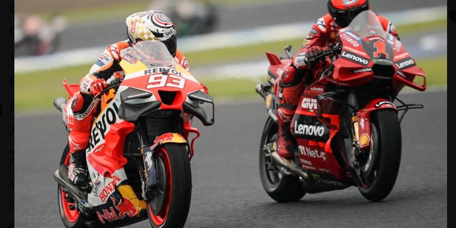 Isi Kepala Marc Marquez saat Hujan Menetes di Helmnya pada MotoGP Jepang 2023