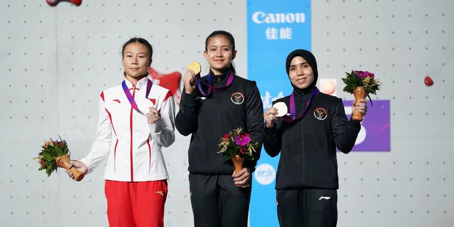 Update Klasemen Medali Asian Games 2022 - Enam Medali Emas Bersarang, Indonesia Bertabur Rekor Fantastis