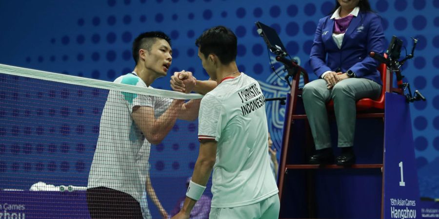 Singapore Open 2024 - Rekor Jonatan Christie Remuk di Angka 16, Chou Tien Chen Tak Senang Gembosi Wakil Indonesia