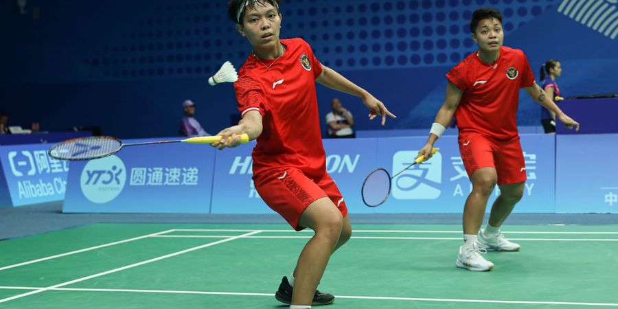 Hasil Bulu Tangkis Asian Games 2022 - Apriyani/Fadia Retired Saat Hadapi Wakil Jepang