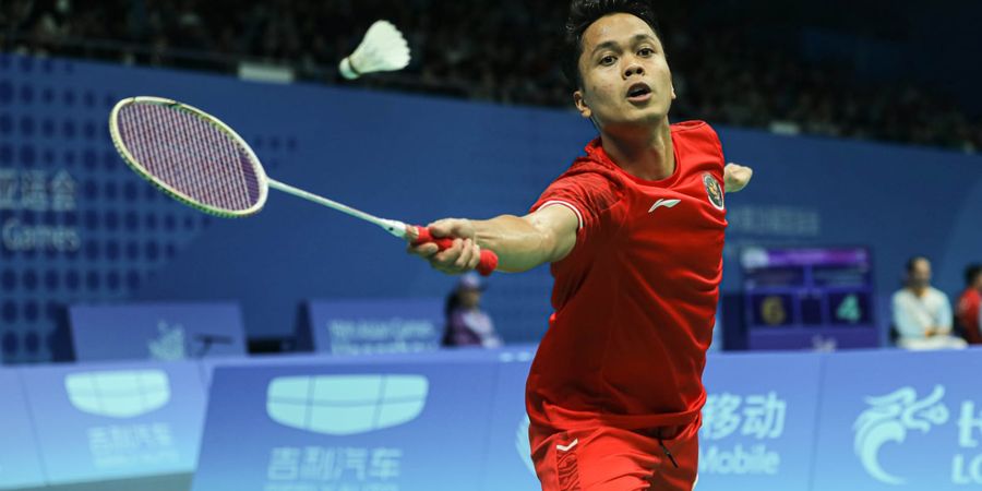 Bulu Tangkis Asian Games 2022 - Jadi Tunggal Putra Indonesia Tersisa, Anthony Ginting Tidak Mau Terbebani