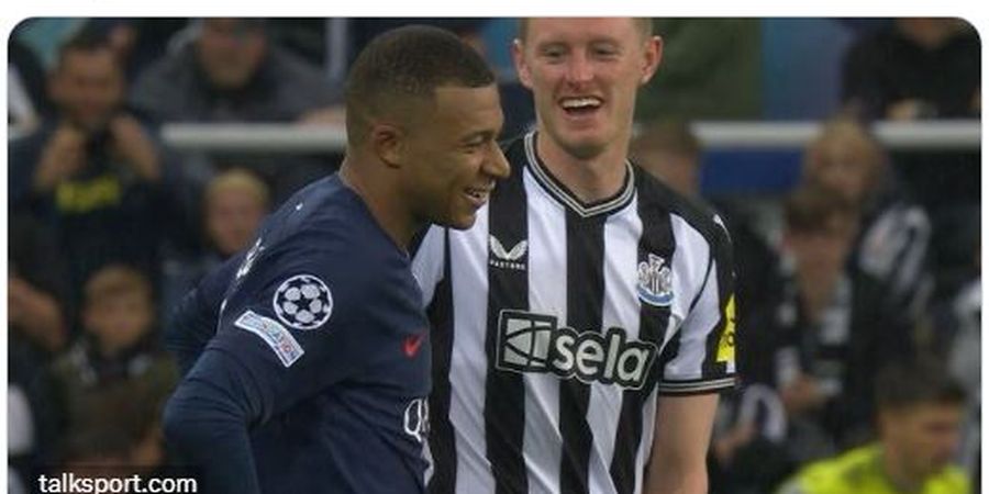 Sean Longstaff Ungkap Isi Obrolannya dengan Kylian Mbappe Usai Newcastle Hajar PSG di Liga Champions