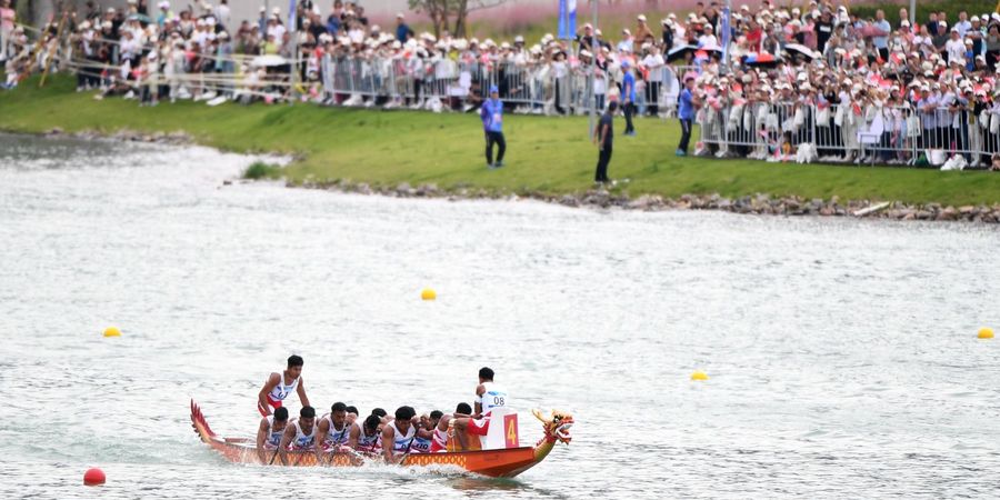 Asian Games 2022 - Emas Dramatis 0,047 Detik Perahu Naga Indonesia, Strategi Ulung Tim Merah Putih Sukses Mengelabui China