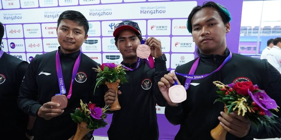 Update Klasemen Medali Asian Games 2022 - Dapat Tambahan Medali dari Dayung dan Panahan, Indonesia Masih Bertahan