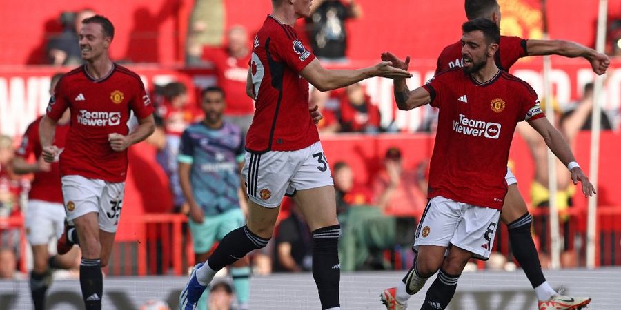 Hasil Liga Inggris - Diwarnai Dua Gol Larut Scott McTominay, Man United Menangi Comeback Dramatis Lawan Brentford