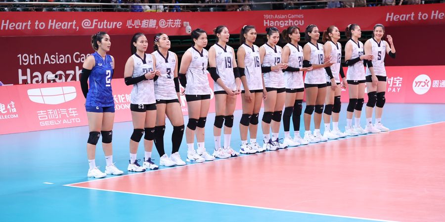 Voli Asian Games 2022 - Indonesia Semakin Jauh, Thailand Raih Perunggu Usai Buat Vietnam Tak Berkutik
