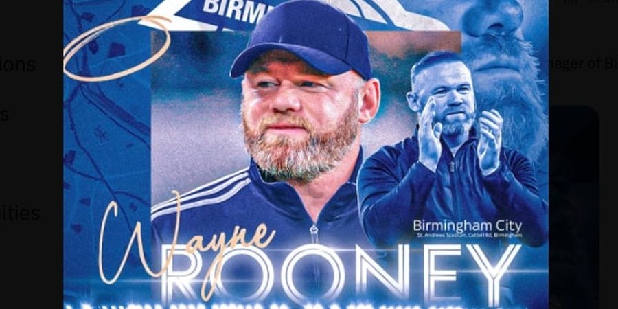 Wayne Rooney Resmi Latih Birmingham City, Jadi Pesaing Elkan Baggott cs di Liga Inggris, Debut Lawan Sesama Legenda Man United