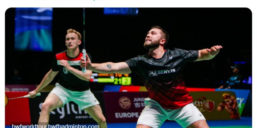 Hasil Arctic Open 2023 - Jadi Korban Ketajaman Ahsan/Hendra, Duo Republik Ceko Malah Bersyukur