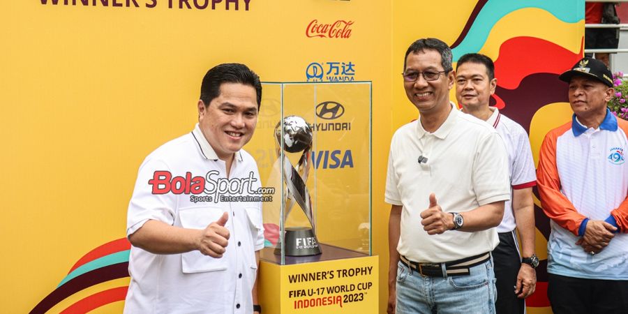 Erick Thohir Berharap Tuah Surabaya yang Jadi Salah Satu Venue Piala Dunia U-17 2023