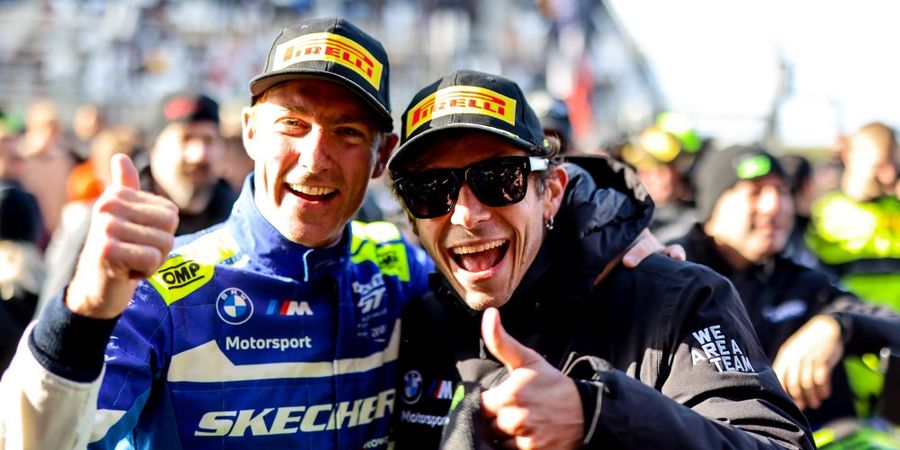 Valentino Rossi Comeback Spektakuler, Rebut Podium meski Start dari Grid ke-15 pada Balapan GT World Challenge 2023