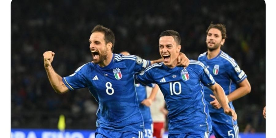 Hasil Lengkap Kualifikasi Euro 2024 - Hari Baik, Italia dan Denmark Menang Telak