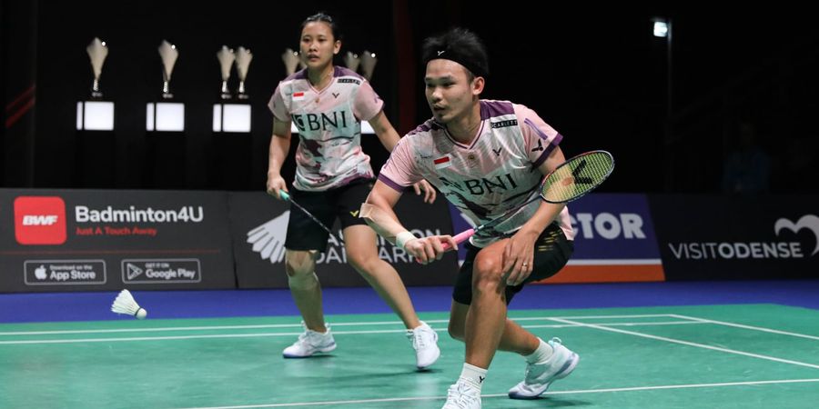 Hasil Denmark Open 2023 - Banyak Salah Sendiri, Rinov/Pitha Gagap di Depan Penakluk Istora