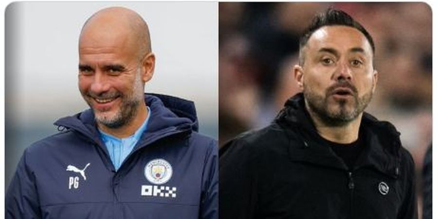 Man City Vs Brighton - Filosofi Permainannya Dikagumi Pep Guardiola, Wajah Roberto De Zerbi Memerah