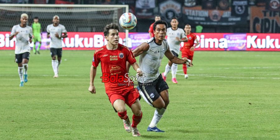 Hasil Liga 1 - Rizky Ridho Diusir Wasit, RANS Nusantara Bekuk Persija dan Tembus 3 Besar