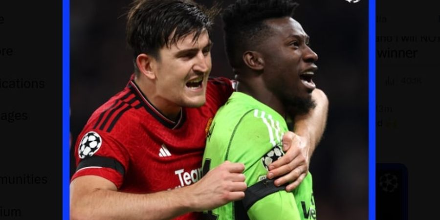 Andre Onana dan Harry Maguire Banjir Pujian Usai Jadi Pahlawan Man United di Hari Penebusan