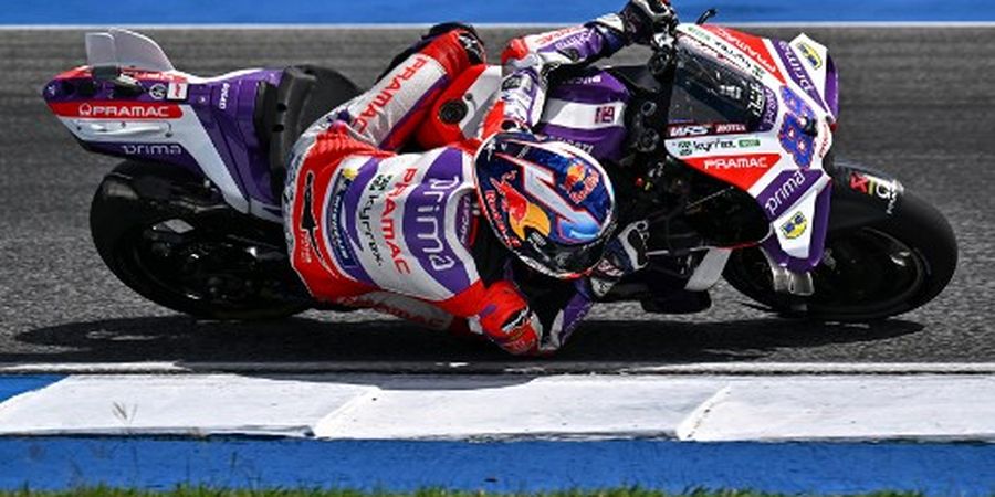 Hasil Practice MotoGP Thailand 2023 - Dramatis! Jorge Martin Jadi yang Tercepat lalu Terjatuh, Francesco Bagnaia Tembus Q2