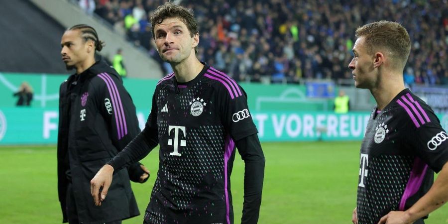 Bayern Muenchen Dipermalukan Klub Divisi 3 di DFB Pokal, Thomas Mueller Kecam Rekan Setim