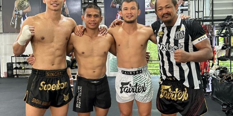 Asah Kemampuan Striking, Eko Roni Saputra Latihan Bareng Dedengkot Muay Thai di Bangkok