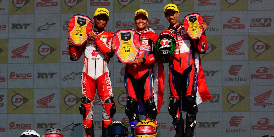 Rheza Podium Kedua ARRC China, Astra Honda Pastikan Jadi Juara Asia