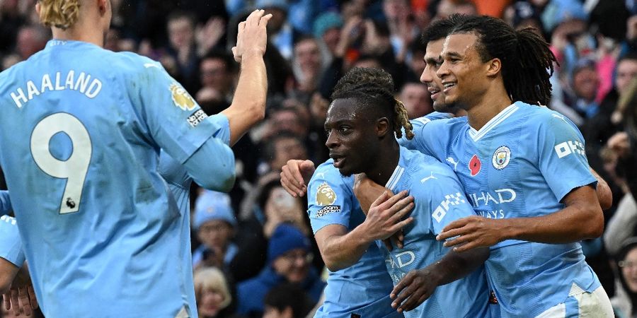 Hasil Liga Inggris - Doku Quattrick Assist, Man City Pukul Telak Bournemouth