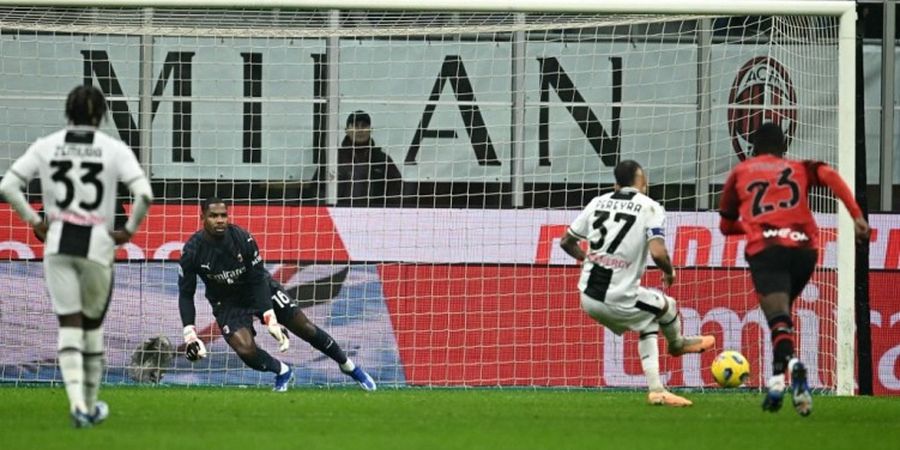Hasil Liga Italia - Pemain Kepeleset karena Lapangan Licin dan Gagal Cetak Gol, AC Milan Dipecundangi Pejuang Degradasi