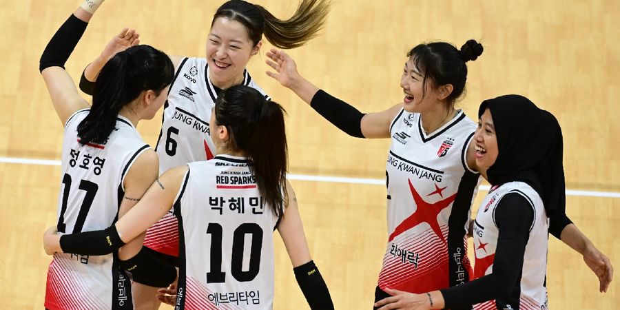 Klasemen Liga Voli Korea - Red Sparks Menggila, Megawati Dkk Mapan Duduki Peringkat 3 Besar