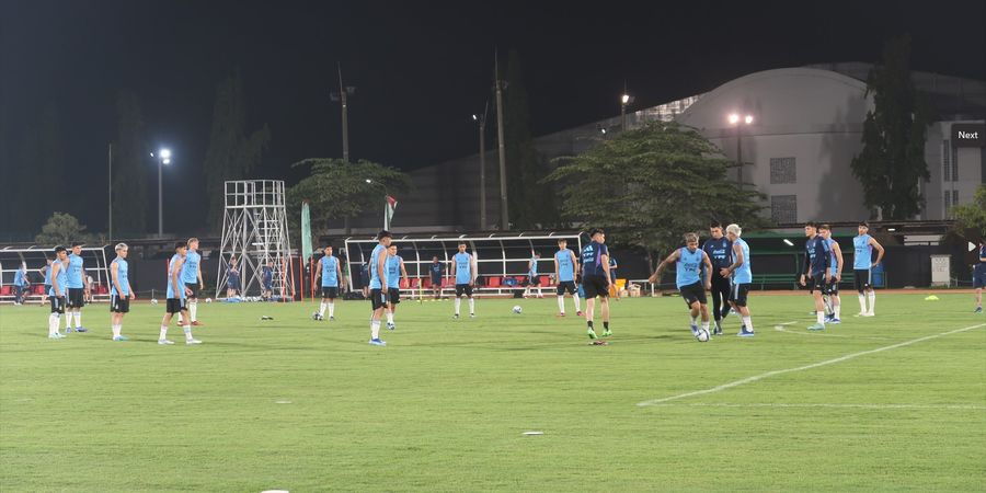 Piala Dunia U-17 2023 - Rondo dan Hukuman Warnai Latihan Adik Kelas Messi, Timnas Argentina Nyaman di Bandung