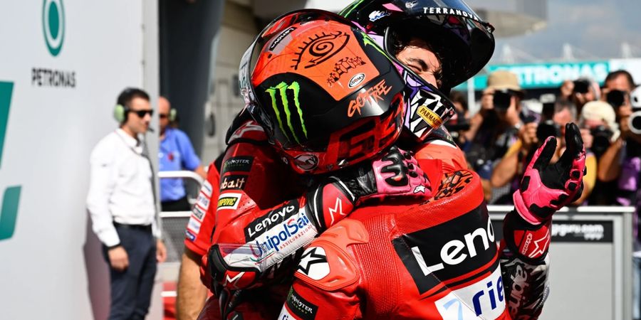 Francesco Bagnaia Terharu dan Bahagia Lihat Enea Bastianini Kembali Usai Juarai MotoGP Malaysia 2023
