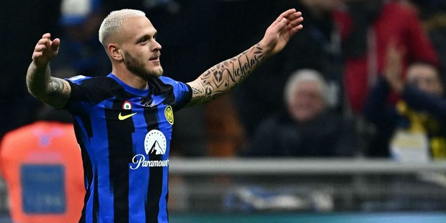 Hasil Liga Italia - Inter Milan Hajar Frosinone, Dibuka Gol Super Federico Dimarco dari Jarak 56 Meter!