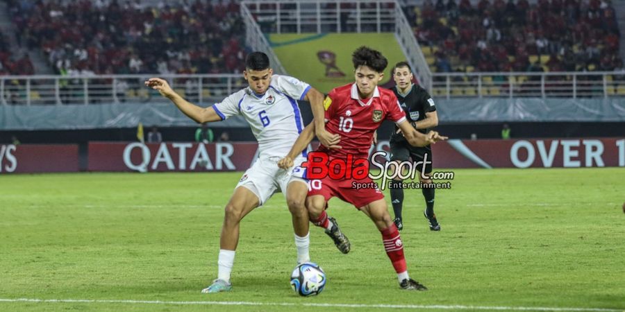 Liukan Mematikan Gelandang Serang Panama Buat Timnas U-17 Indonesia Tertinggal 1 Gol di Babak Pertama
