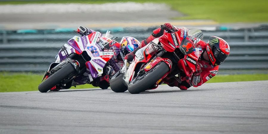 MotoGP Malaysia 2023 - Aksi Salip Menyalip Disorot, Martin Cuma Punya 1 Cara Kalahkan Bagnaia Jadi Juara