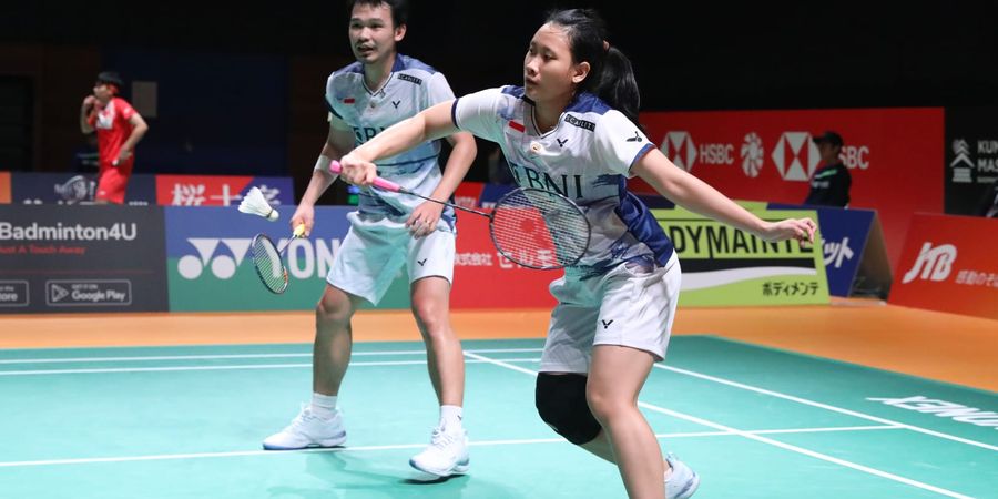 Hasil China Masters 2023 - Meski Selalu Terkejar, Rinov/Pitha Paksa Anak Didik Nova Widianto Merana 3 Kali