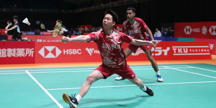 Hasil Kumamoto Masters 2023 - Banjir Error dan Telat Panas, Rahmat/Kevin Diadang Ganda Putra China Racikan Baru