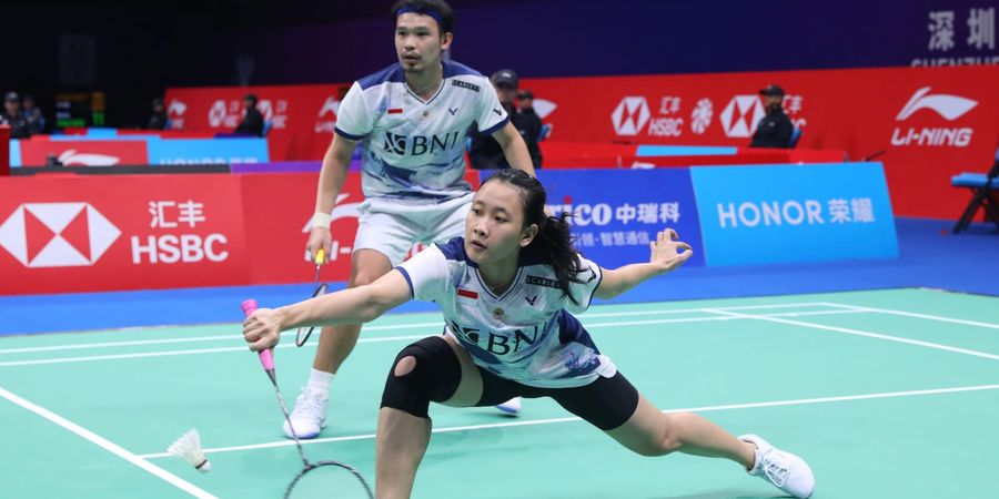 China Masters 2023 - Kesalahan Sendiri Buyarkan Keunggulan Rinov/Pitha di Hadapan Junior Monster Ganda Campuran Tuan Rumah