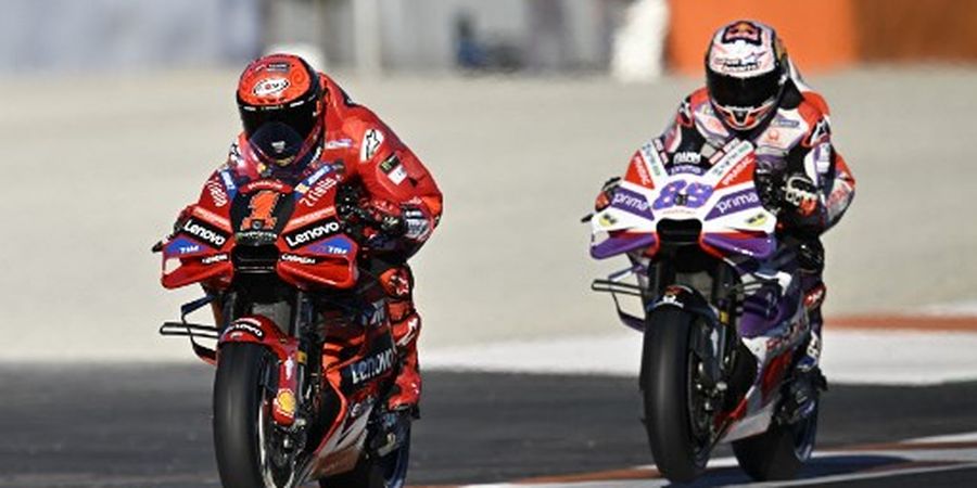 MotoGP Valencia 2023 - Ducati Tetap Kalem meski Jorge Martin Bertingkah Konyol demi Buyarkan Konsentrasi Francesco Bagnaia