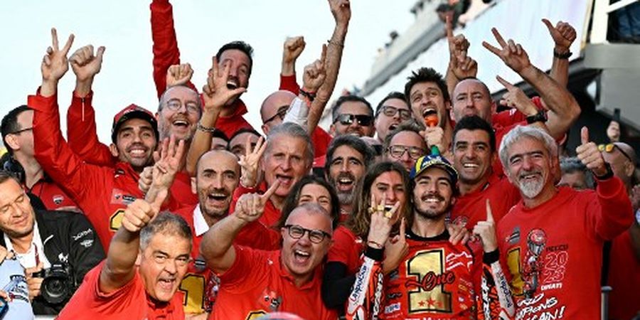 Klasemen Akhir MotoGP 2023 - Francesco Bagnaia Ikuti Valentino Rossi dan Marc Marquez, Daftar Juara Dunia Konstruktor hingga Rookie Terbaik