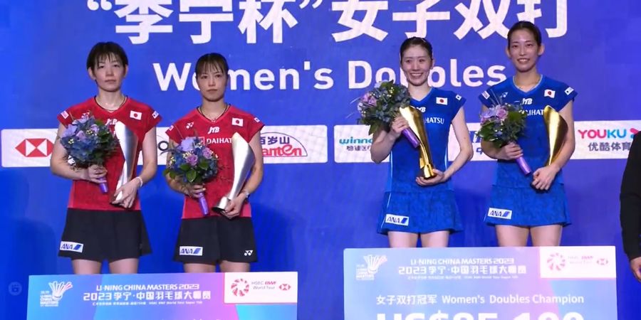 Hasil China Masters 2023 - Pedihnya Mantan Ganda Putri No 1 Dunia, Buntu 6 Kali Beruntun dari Junior Sendiri