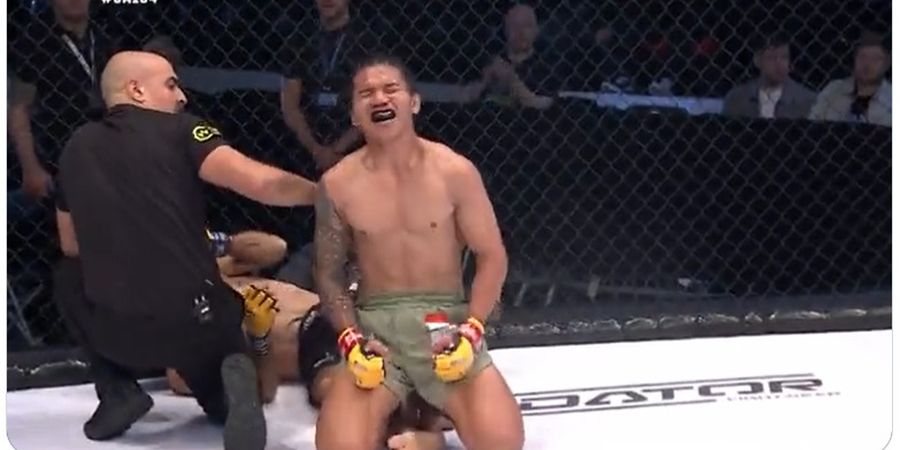 Cage Warriors 164 - Menang KO, Cornelius Aritonang Banggakan Indonesia