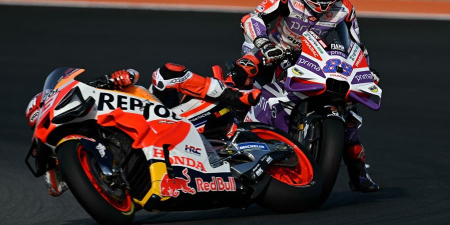 MotoGP Valencia 2023 - Menabrak atau Ditabrak? Marc Marquez Sindir Marco Bezzecchi dan Puji Jorge Martin
