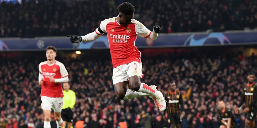 Menang Setengah Lusin Gol atas Wakil Prancis, Arsenal Ciptakan Sejarah Baru untuk Tim Inggris