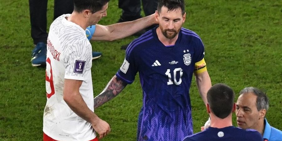 Alasan Lionel Messi Marah kepada Robert Lewandowski