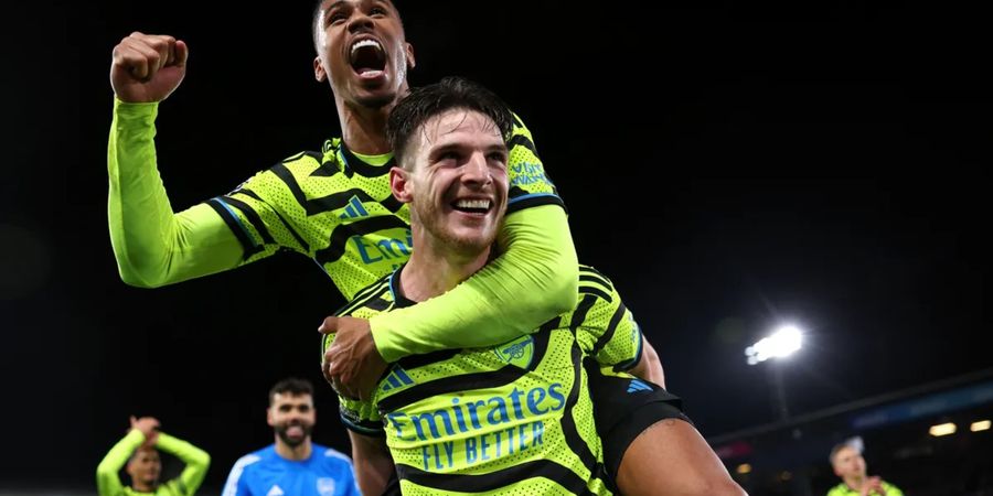 Hasil dan Klasemen Liga Inggris - Declan Rice Sang Pahlawan, Arsenal Tinggalkan Liverpool dan Man City