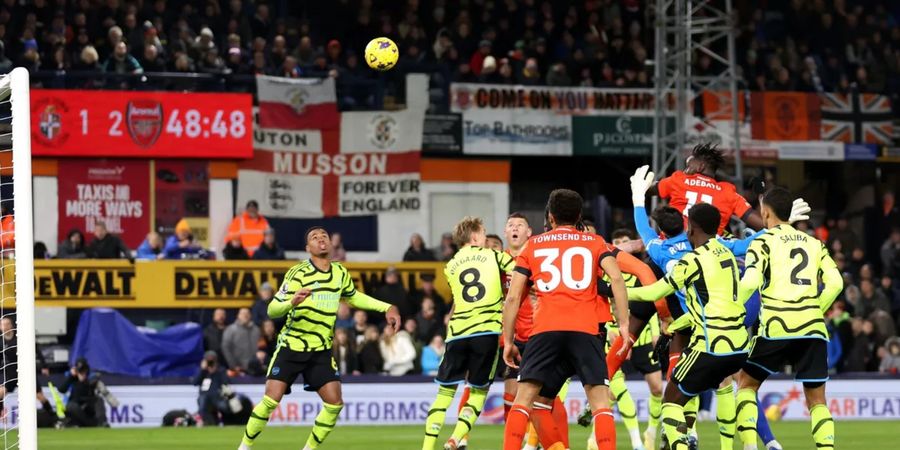 Hasil Liga Inggris - Luton vs Arsenal Drama 7 Gol, The Gunners Hajar Tim Promosi