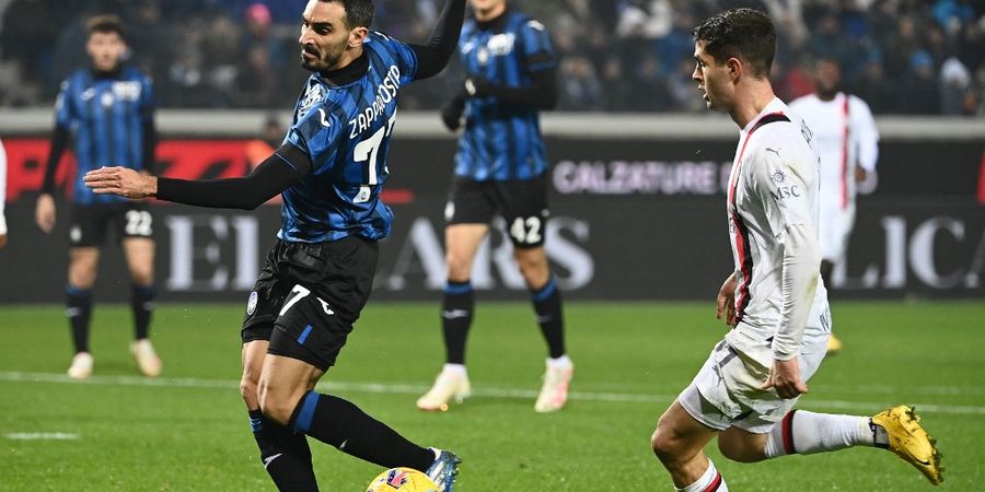 Hasil Liga Italia - Gol Telat Atalanta via Tumit Hancurkan 10 Pemain AC Milan dalam Drama 5 Gol