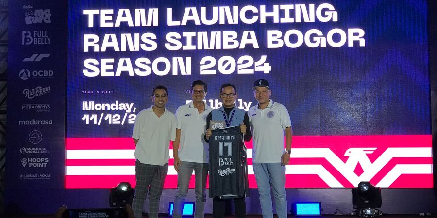 Bermarkas di Kota Hujan, RANS Simba Bogor Menyambut IBL 2024 dengan Optimisme Tinggi