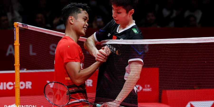 BWF World Tour Finals 2023 - Shi Yu Qi Sebut Ginting Terlampau Cepat dan Bikin Kewalahan