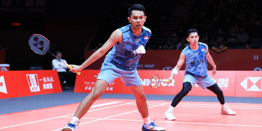 Hasil BWF World Tour Finals 2023 - Fajar/Rian Tumbang,  Satu Asa Indonesia Dipatahkan Tuan Rumah dalam 1 Jam 2 Menit