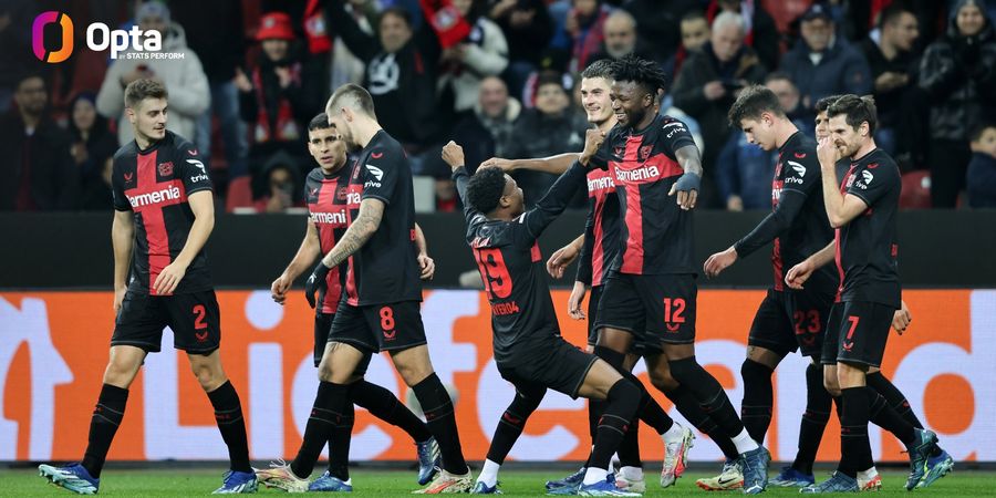 Hasil Lengkap Liga Europa - Leverkusen Sempurna, Liverpool Tak Berdaya