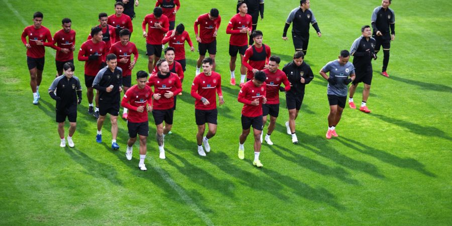 Piala Asia 2023 - Timnas Indonesia Langsung Genjot Intensitas Latihan di Hari Kedua TC